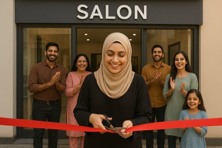 Shabana has started her own salon after our Salon Management Course